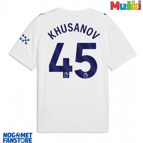 Manchester City Abdukodir Khusanov #45 Rezervni Dres 2026-27 Kratak Rukav